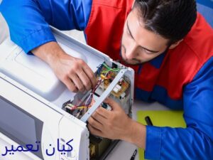 علت داغ شدن بدنه مایکروفر 7 خراب شدن فن مایکروفر
